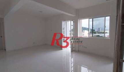 Cobertura com 2 dormitórios à venda, 137 m² por R$ 905.000,00 - Vila Belmiro - Santos/SP