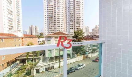 Apartamento, 68 m² - venda por R$ 585.500,00 ou aluguel por R$ 4.200,00/mês - Marapé - Santos/SP