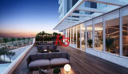 Apartamento com 3 dormitórios à venda, 227 m² por R$ 5.150.000,00 - Ponta da Praia - Santos/SP