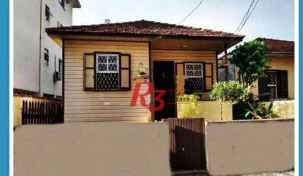 Terreno à venda, 167 m² por R$ 800.000,00 - Campo Grande - Santos/SP