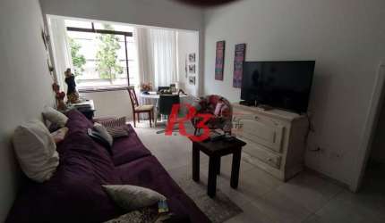 Apartamento com 3 dormitórios à venda, 86 m² por R$ 511.000,00 - Boqueirão - Santos/SP