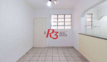 Apartamento com 2 dormitórios à venda, 58 m² por R$ 550.000,00 - Pompéia - Santos/SP
