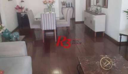 Apartamento com 3 dormitórios à venda, 152 m² por R$ 900.000,00 - Ponta da Praia - Santos/SP