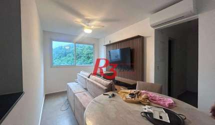Apartamento com 2 dormitórios à venda, 58 m² por R$ 650.000,00 - Marapé - Santos/SP