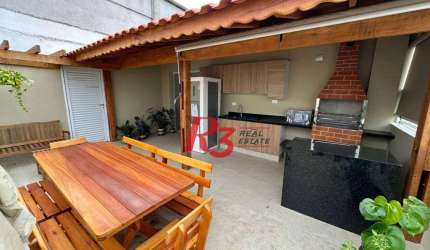 Cobertura à venda, 240 m² por R$ 1.370.000,00 - Embaré - Santos/SP