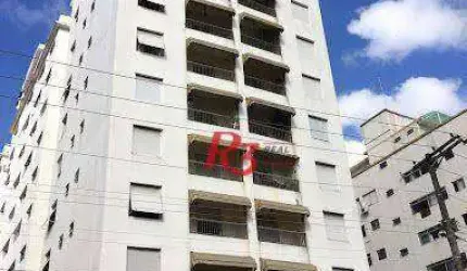 Apartamento com 2 dormitórios para alugar, 174 m² por R$ 6.200,00/mês - Boqueirão - Santos/SP