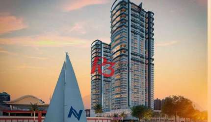 Cobertura com 4 suítes à venda, 501 m²  - Ponta da Praia - Santos/SP