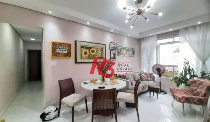 Apartamento à venda, 87 m² por R$ 640.000,00 - Ponta da Praia - Santos/SP
