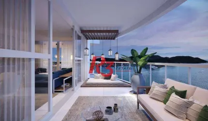 Apartamento com 3 dormitórios à venda, 227 m² por R$ 4.950.000,00 - Ponta da Praia - Santos/SP