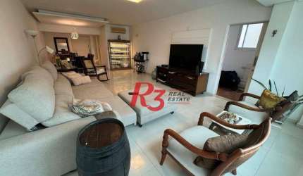 Apartamento com 3 dormitórios à venda, 216 m² por R$ 1.280.000,00 - Gonzaga - Santos/SP