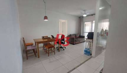 Apartamento com 2 dormitórios à venda, 66 m² por R$ 690.000,00 - José Menino - Santos/SP
