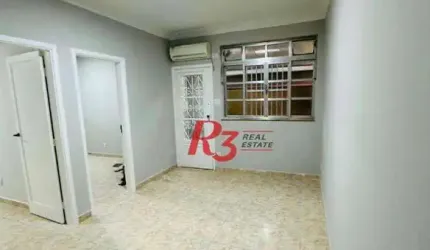 Apartamento à venda, 71 m² por R$ 295.000,00 - Macuco - Santos/SP
