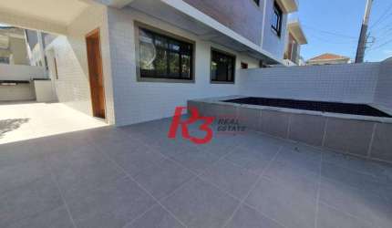 Excelente sobrado à venda na Vila Belmiro, com 140 m² de área construída, 3 suítes, ampla sala, piscina e churrasqueira!!! Oportunidade!