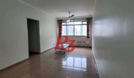 Apartamento com 2 dormitórios para alugar, 90 m² por R$ 4.200,00/mês - Ponta da Praia - Santos/SP