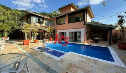 Casa à venda, 283 m² por R$ 4.700.000,00 - Balneário Praia do Pernambuco - Guarujá/SP