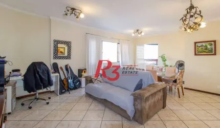 Apartamento com 3 dormitórios à venda, 137 m² por R$ 843.000,00 - Ponta da Praia - Santos/SP