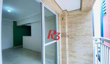 Apartamento à venda, 60 m² por R$ 460.000,00 - José Menino - Santos/SP