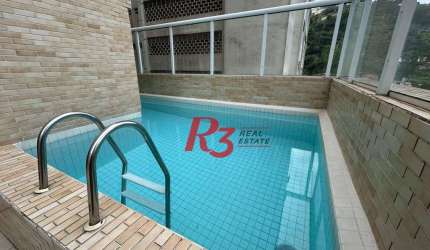 Apartamento à venda, 60 m² por R$ 450.000,00 - José Menino - Santos/SP