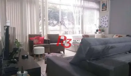Apartamento com 3 dormitórios à venda, 171 m² por R$ 830.000,00 - Gonzaga - Santos/SP