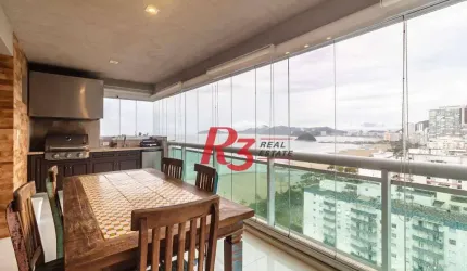 Apartamento à venda, 360 m² por R$ 7.800.000,00 - Gonzaga - Santos/SP