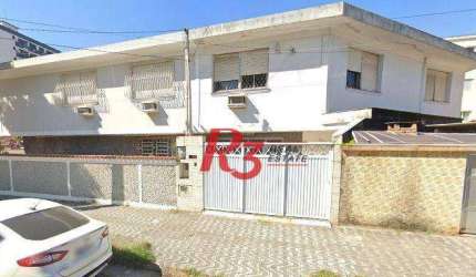 Sobrado, 157 m² - venda por R$ 980.000,00 ou aluguel por R$ 6.250,00/mês - Aparecida - Santos/SP
