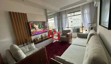 Apartamento com 2 dormitórios à venda, 110 m² por R$ 600.000,00 - Marapé - Santos/SP