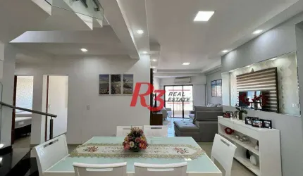 Cobertura à venda, 280 m² por R$ 2.200.000,00 - Barra Funda - Guarujá/SP