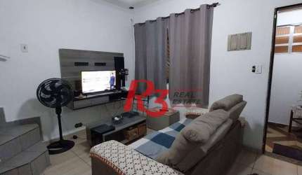 Sobrado com 3 dormitórios à venda, 100 m² por R$ 300.000,00 - Rádio Club - Santos/SP