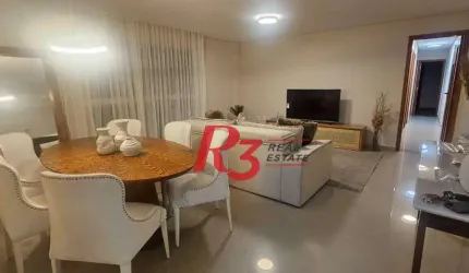 Apartamento com 3 dormitórios, 129 m² - venda por R$ 1.550.000,00 ou aluguel por R$ 9.500,00/mês - Embaré - Santos/SP