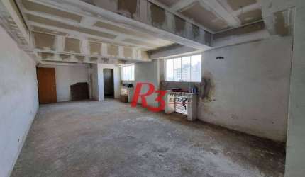Sala para alugar, 51 m² por R$ 2.700,02/mês - Embaré - Santos/SP