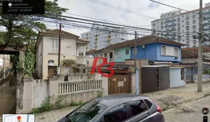 Terreno à venda, 400 m² por R$ 1.200.000,00 - Campo Grande - Santos/SP