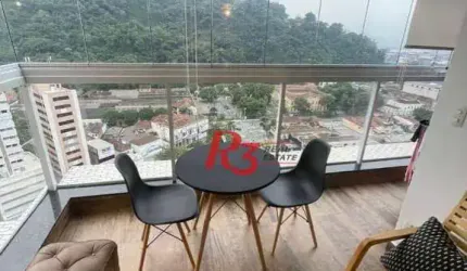 Apartamento com 2 dormitórios à venda, 49 m² por R$ 530.000,00 - Vila Matias - Santos/SP