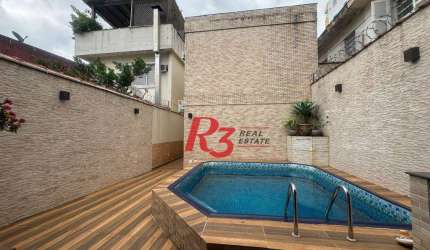 Casa com 4 dormitórios à venda, 170 m² por R$ 1.395.000,00 - Campo Grande - Santos/SP