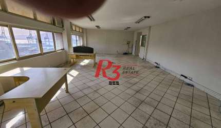 Sala para alugar, 110 m² - Centro - Santos/SP