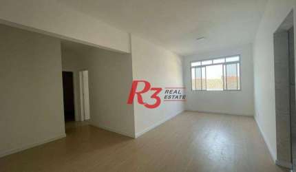 Apartamento com 2 dormitórios à venda, 76 m² por R$ 350.000,00 - Estuário - Santos/SP