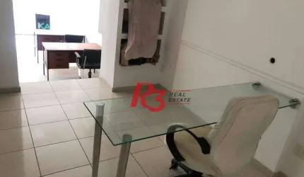 Loja para alugar, 35 m² toda Reformada Aparecida - Santos/SP