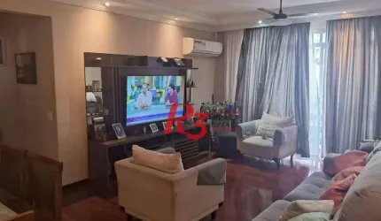 Apartamento com 3 dormitórios à venda, 110 m² por R$ 680.000,00 - Campo Grande - Santos/SP