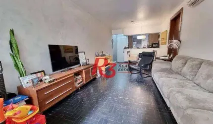 Apartamento com 2 dormitórios à venda, 96 m² por R$ 790.000,00 - Boqueirão - Santos/SP