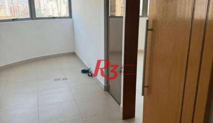 Sala para alugar, 45 m² por R$ 3.500,00/mês - Marapé - Santos/SP