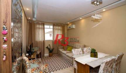 Apartamento à venda, 89 m² por R$ 412.000,00 - Vila Matias - Santos/SP