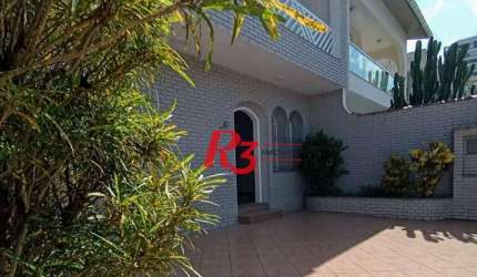 Sobrado com 4 dormitórios à venda, 214 m² por R$ 1.385.000,00 - Embaré - Santos/SP