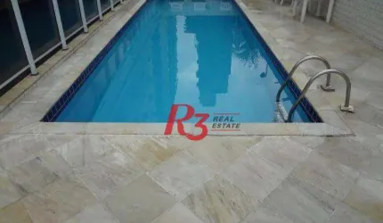 Apartamento com 3 dormitórios à venda, 160 m² por R$ 1.800.000,00 - Pompéia - Santos/SP