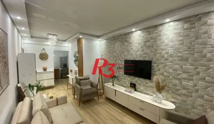 Apartamento à venda, 100 m² por R$ 690.000,00 - Marapé - Santos/SP
