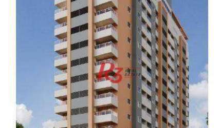 Apartamento novo, com 1 quarto, à venda, 48 m²  1 vaga - Centro - São Vicente/SP