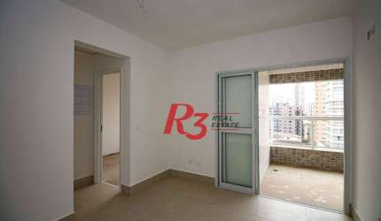 Apartamento com 1 dormitório à venda, 53 m² por R$ 760.000,00 - Boqueirão - Santos/SP
