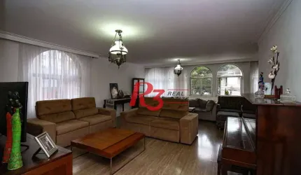Oportunidade na Vila Rica em Santos, 347 m², 4 quartos, 2 suítes, 2 vagas, condição muito especial, local nobre!