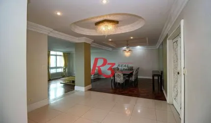 Apartamento com 4 dormitórios, 355 m² - venda por R$ 4.700.000,00 ou aluguel por R$ 18.000,00/mês - Boqueirão - Santos/SP