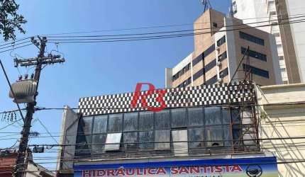 Sala para alugar, 182 m² por R$ 5.470,00/mês - Vila Matias - Santos/SP