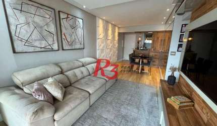 Apartamento, 84 m² - venda por R$ 1.050.000,00 ou aluguel por R$ 9.000,00/mês - Vila Belmiro - Santos/SP