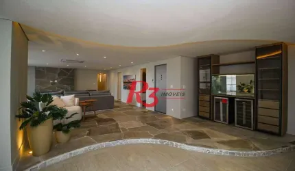 Apartamento com 3 Quartos à venda, 272 m² por R$ 2.950.000 - Gonzaga - Santos/SP